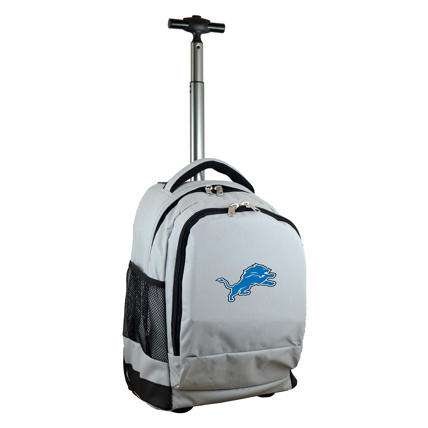 MOJO Gray Detroit Lions 19'' Premium Wheeled Backpack