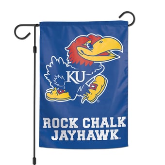 "WinCraft Kansas Jayhawks 12"" x 18"" Double-Sided Garden Flag"