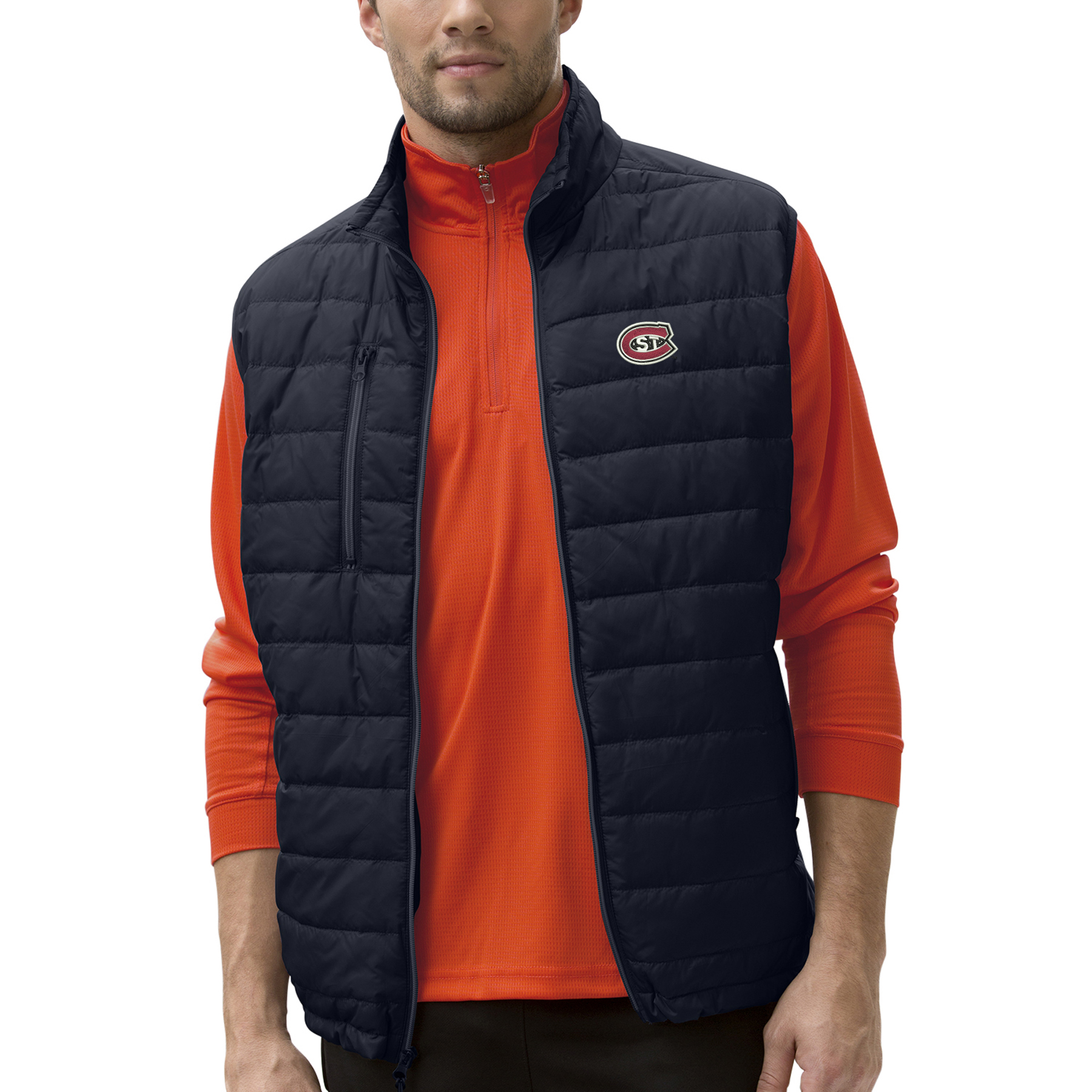 Men’s Black St. Cloud State Huskies Apex Compressible Quilted Vest