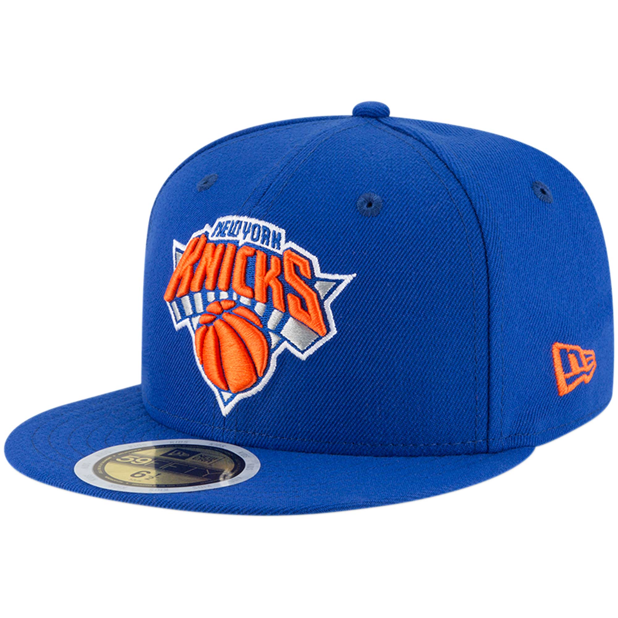 Youth New Era Blue New York Knicks Official Team Color 59FIFTY Fitted Hat