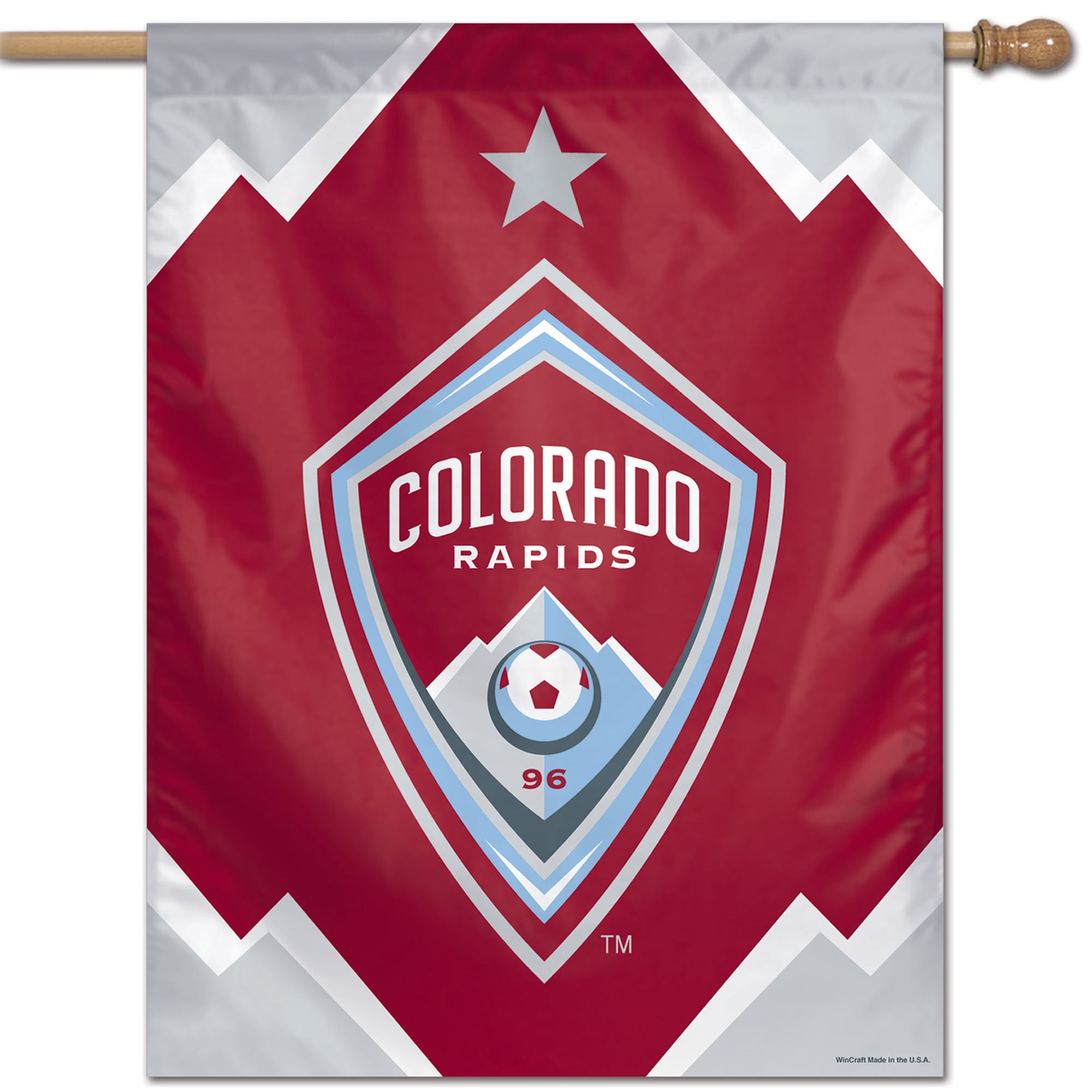WinCraft Colorado Rapids 28" x 40" Single-Sided Vertical Banner