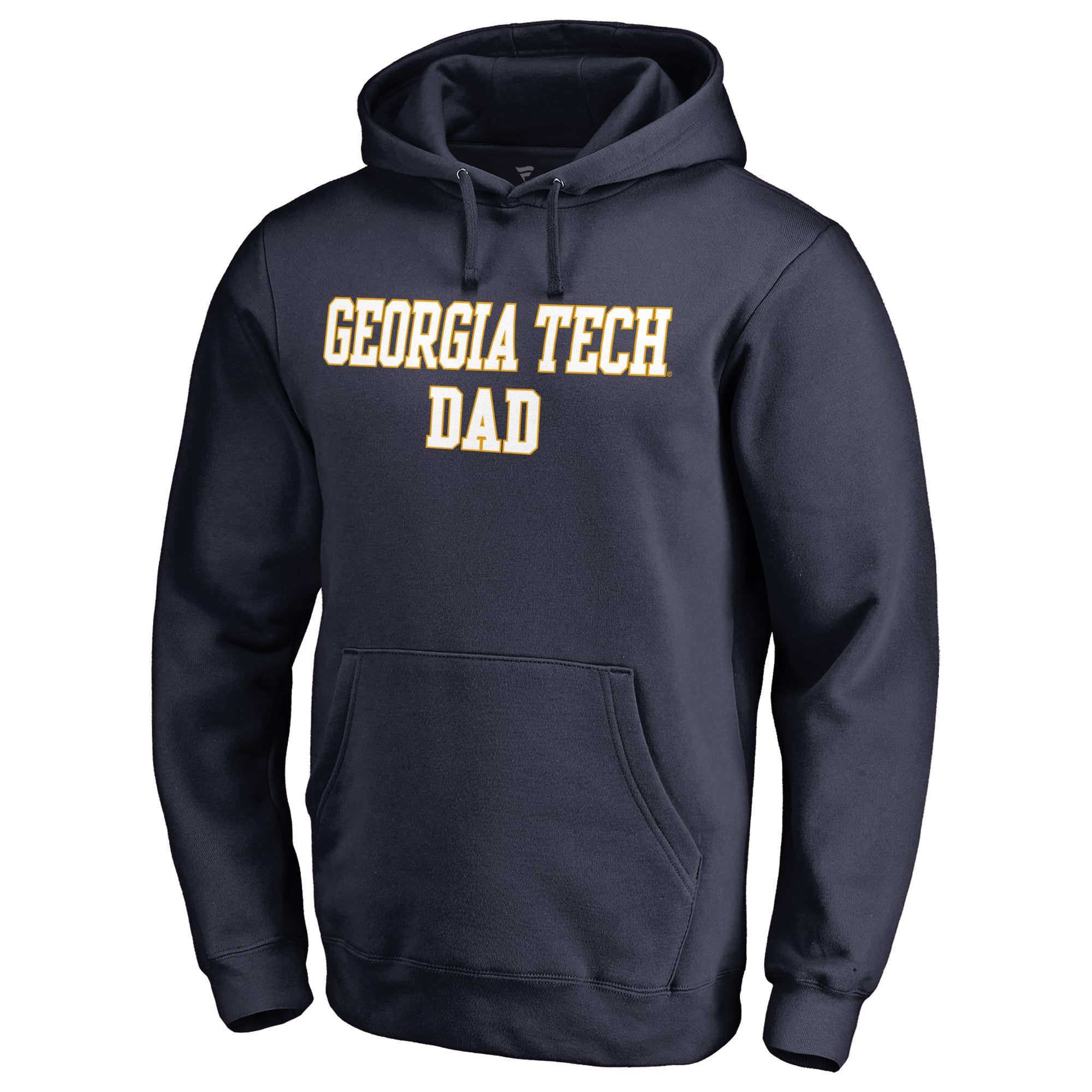 Men's Navy Georgia Tech Yellow Jackets Team Dad Pullover Hoodie