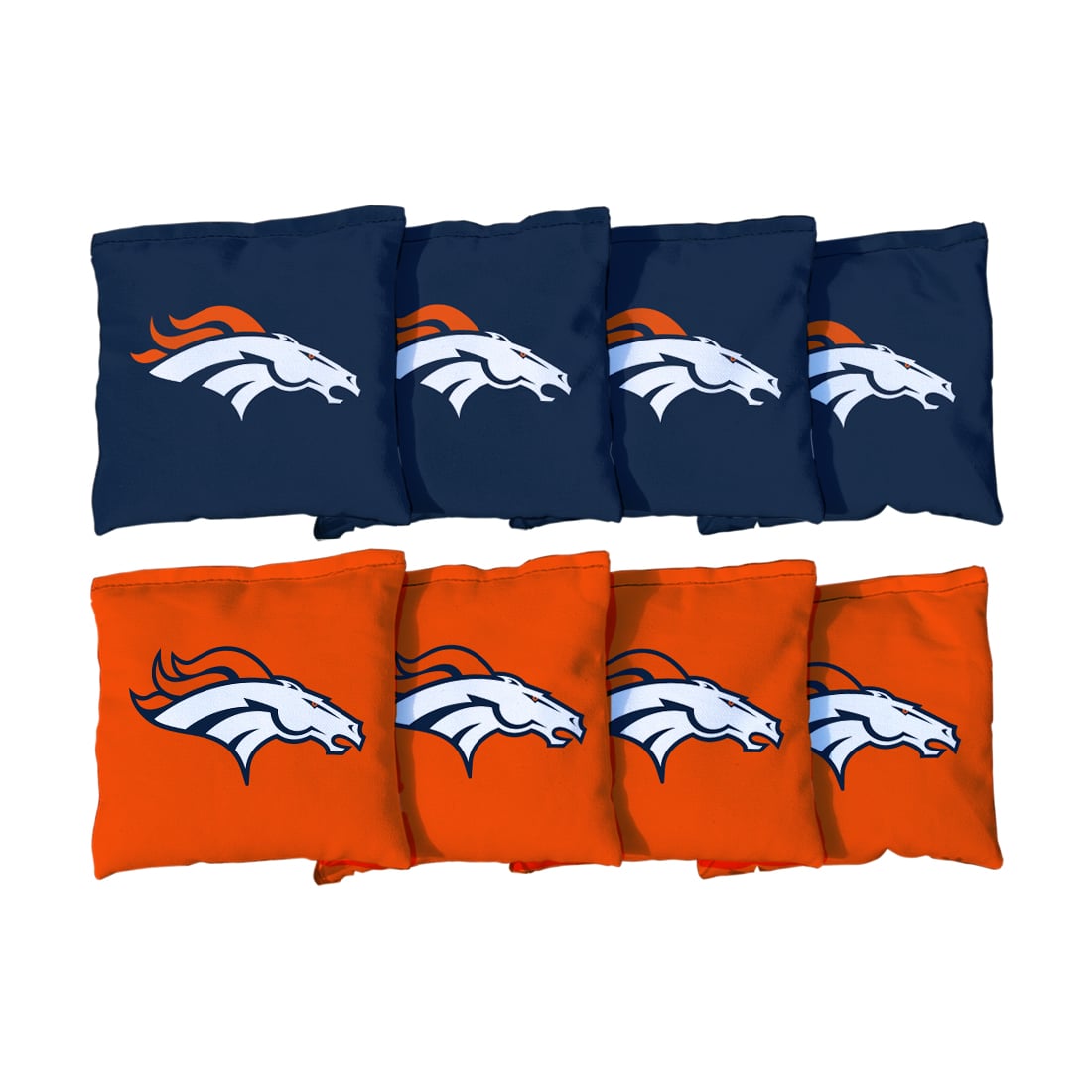 Denver Broncos Replacement Corn-Filled Cornhole Bag Set