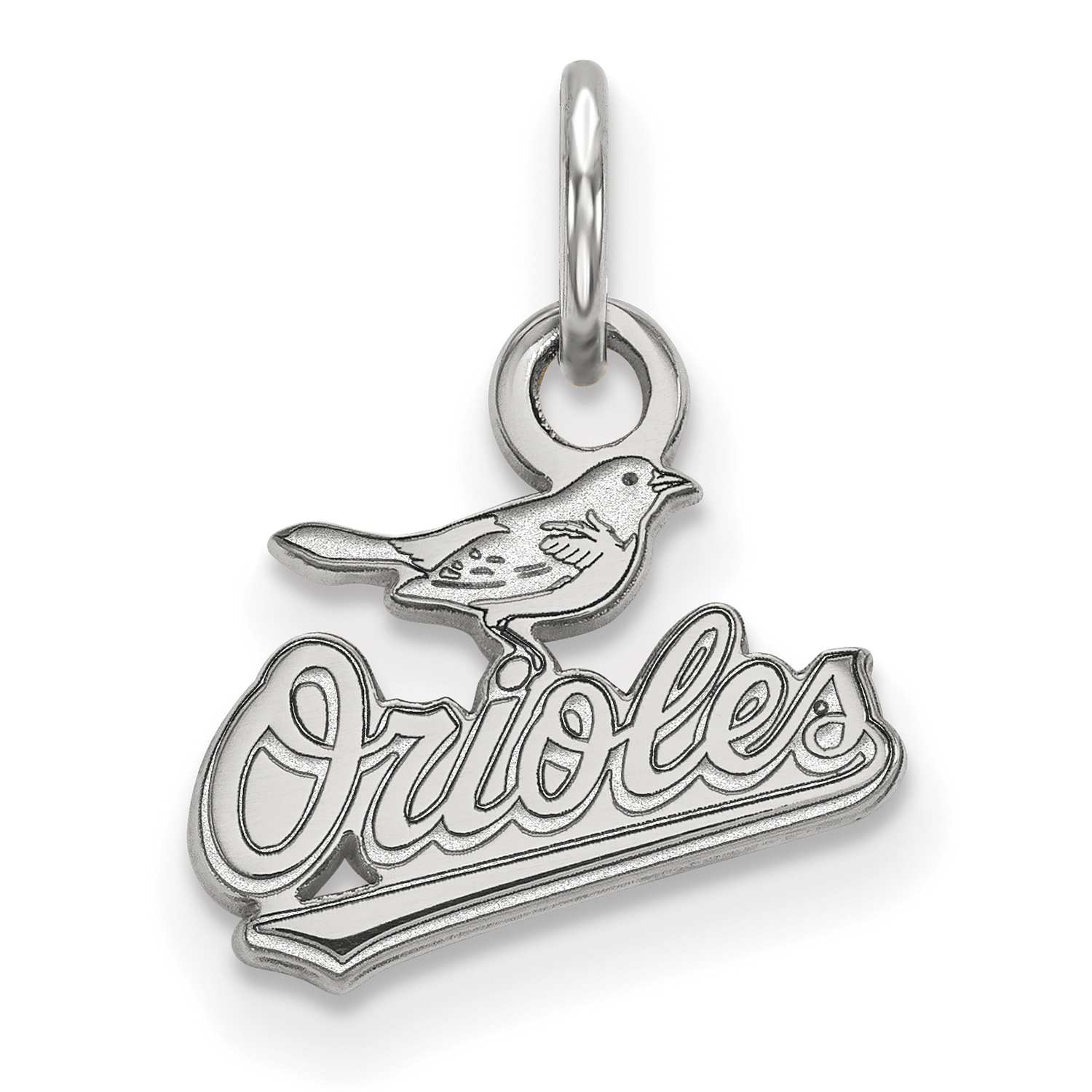 Women's Baltimore Orioles Sterling Silver Extra-Small Pendant