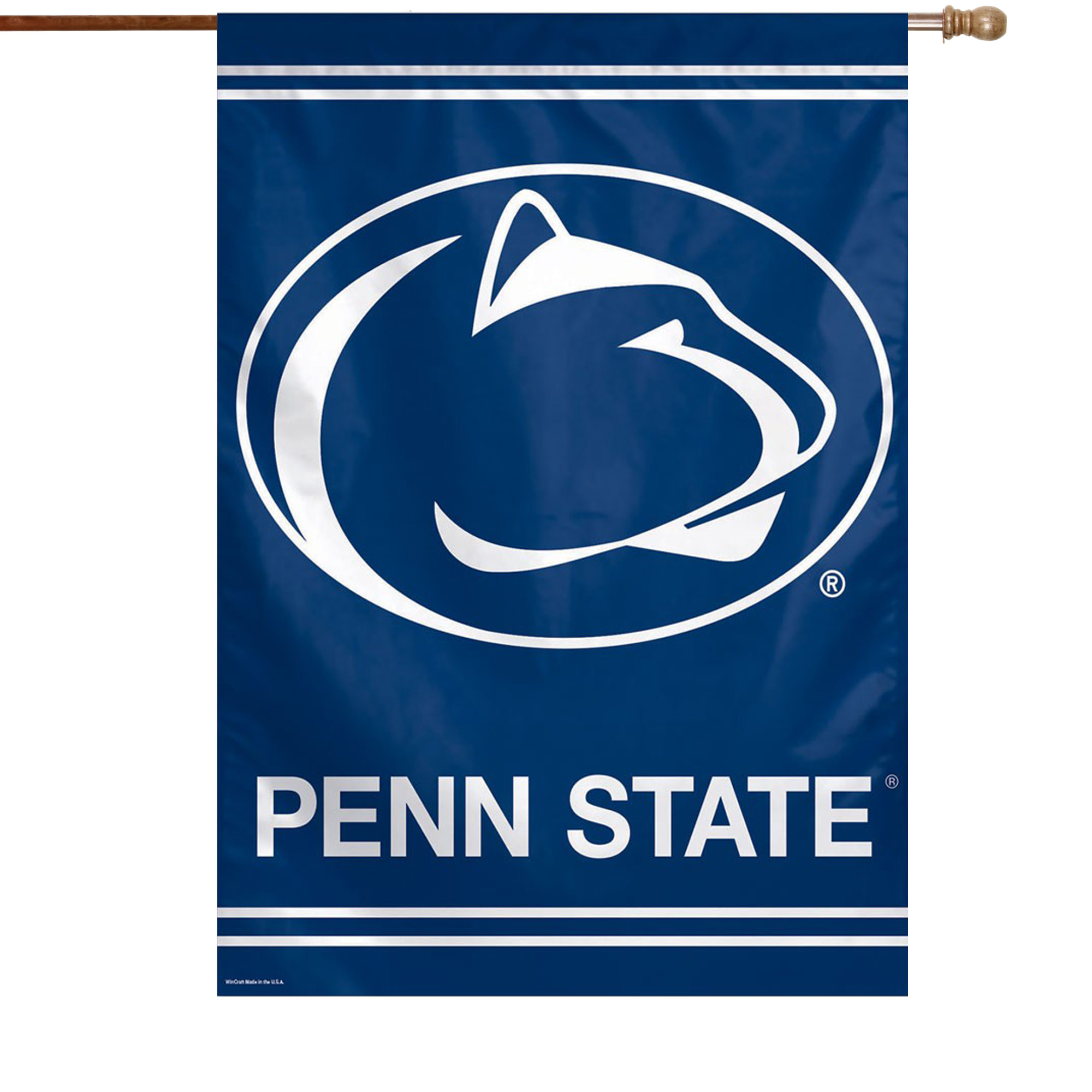 WinCraft Penn State Nittany Lions 28" x 40" Primary Logo Navy Single-Sided Vertical Banner
