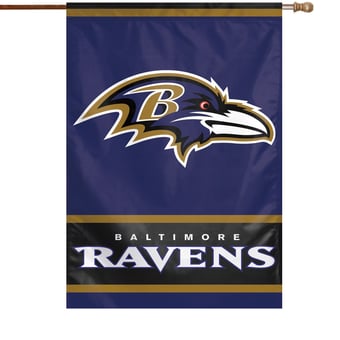WinCraft Baltimore Ravens 28" x 40" Primary Logo House Flag