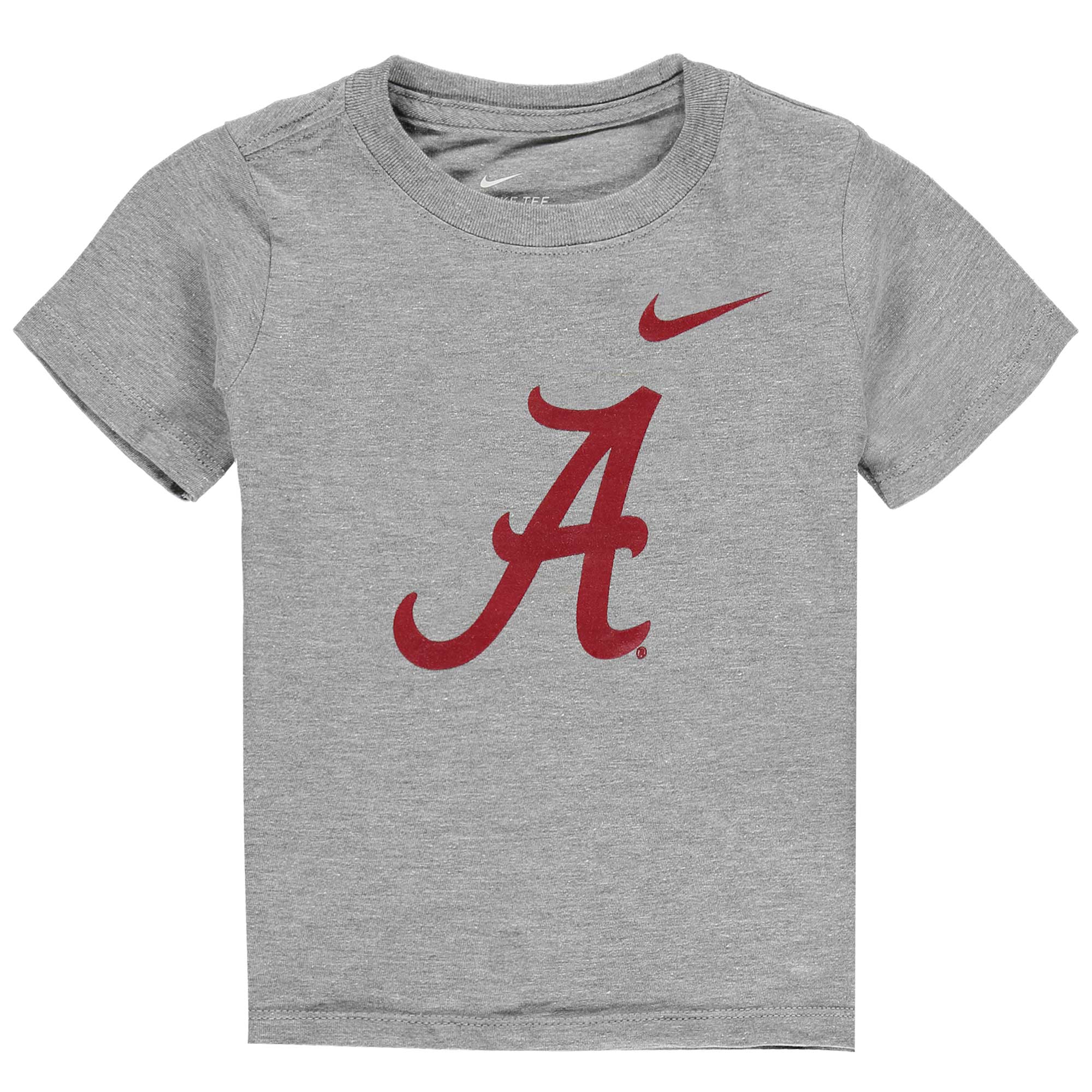 Toddler Nike Heathered Gray Alabama Crimson Tide Logo T-Shirt Toddler Nike Heathered Gray Alabama Crimson Tide Logo T-Shirt