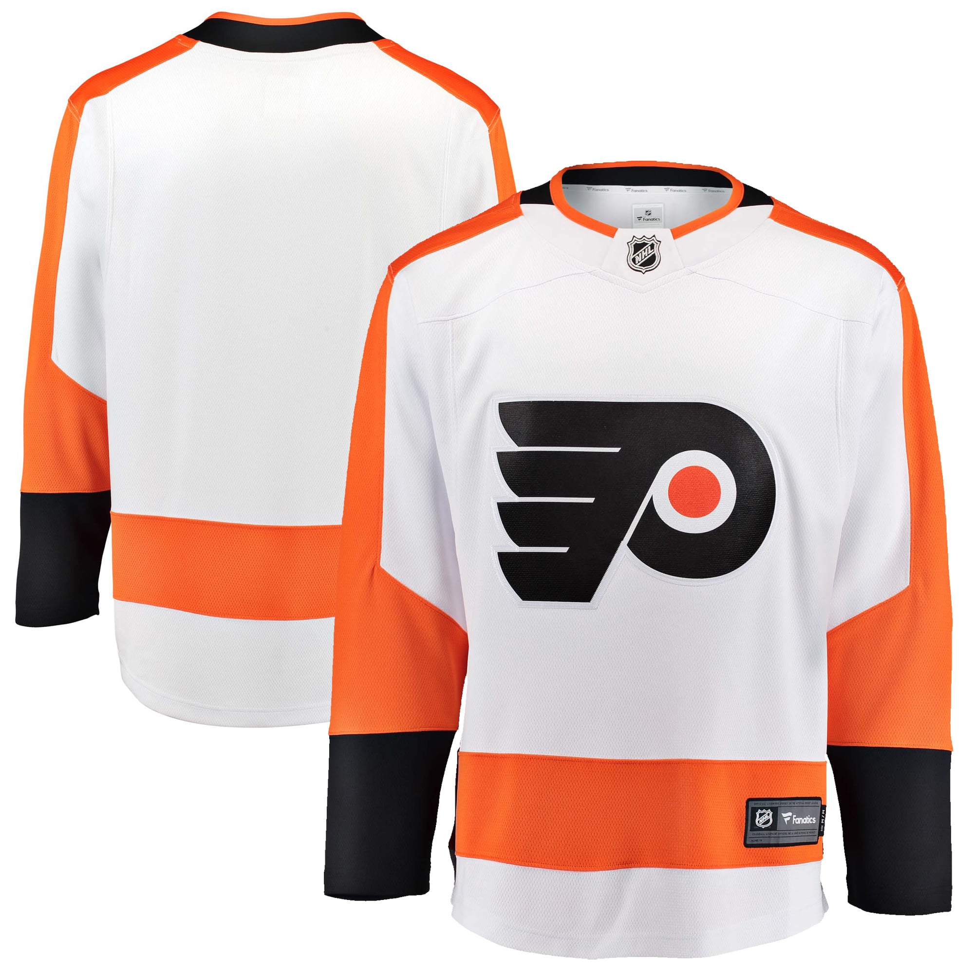 Men's Fanatics White Philadelphia Flyers Away Breakaway Jersey