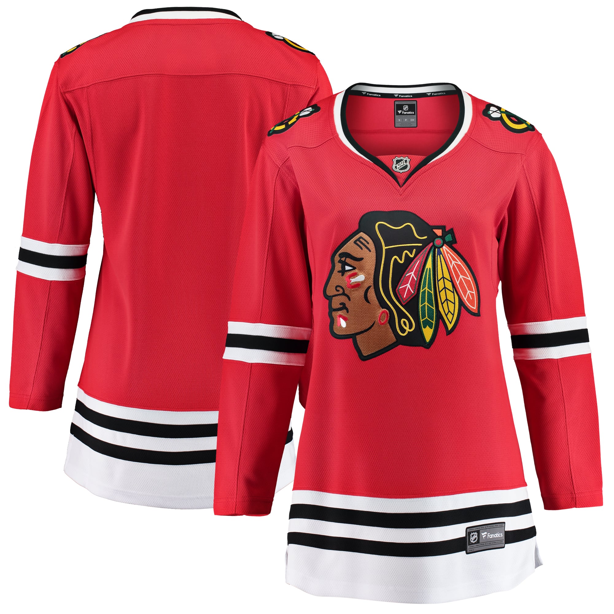 Women's Fanatics Red Chicago Blackhawks Home Breakaway Jersey