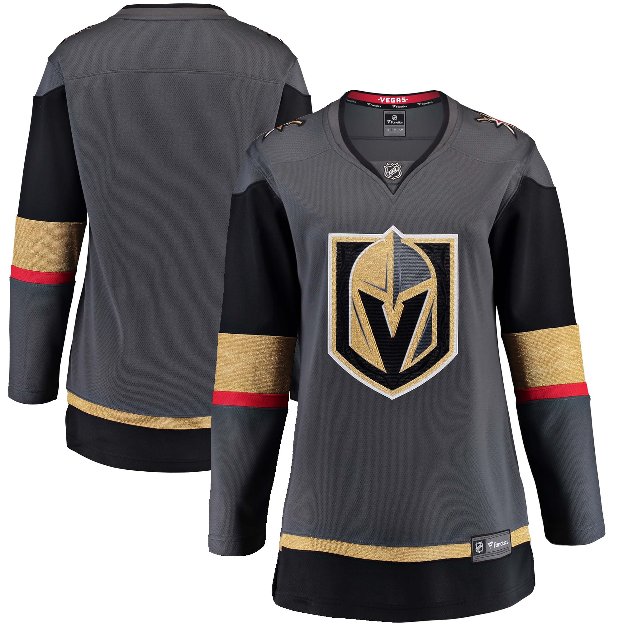 Women's Fanatics Black Vegas Golden Knights Home Breakaway Jersey