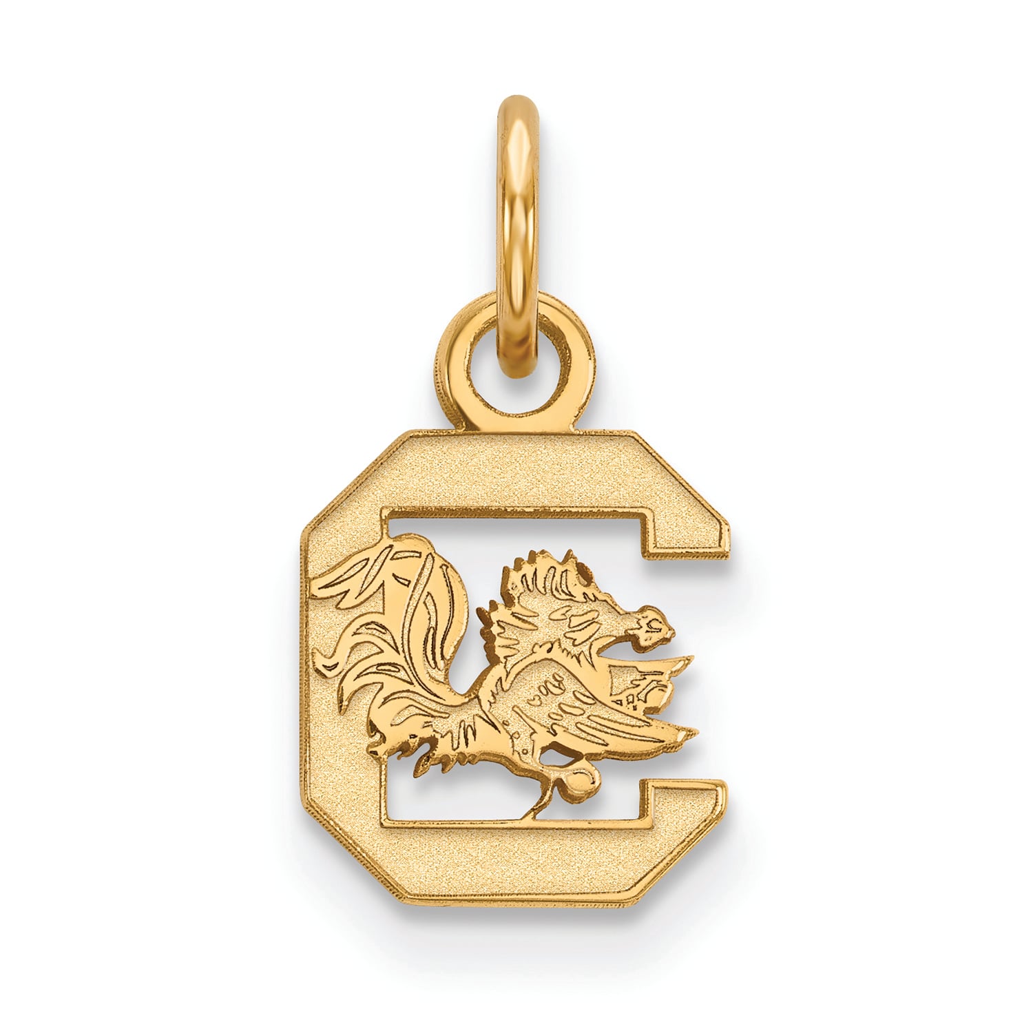 Women's South Carolina Gamecocks Gold Plated XS Pendant
