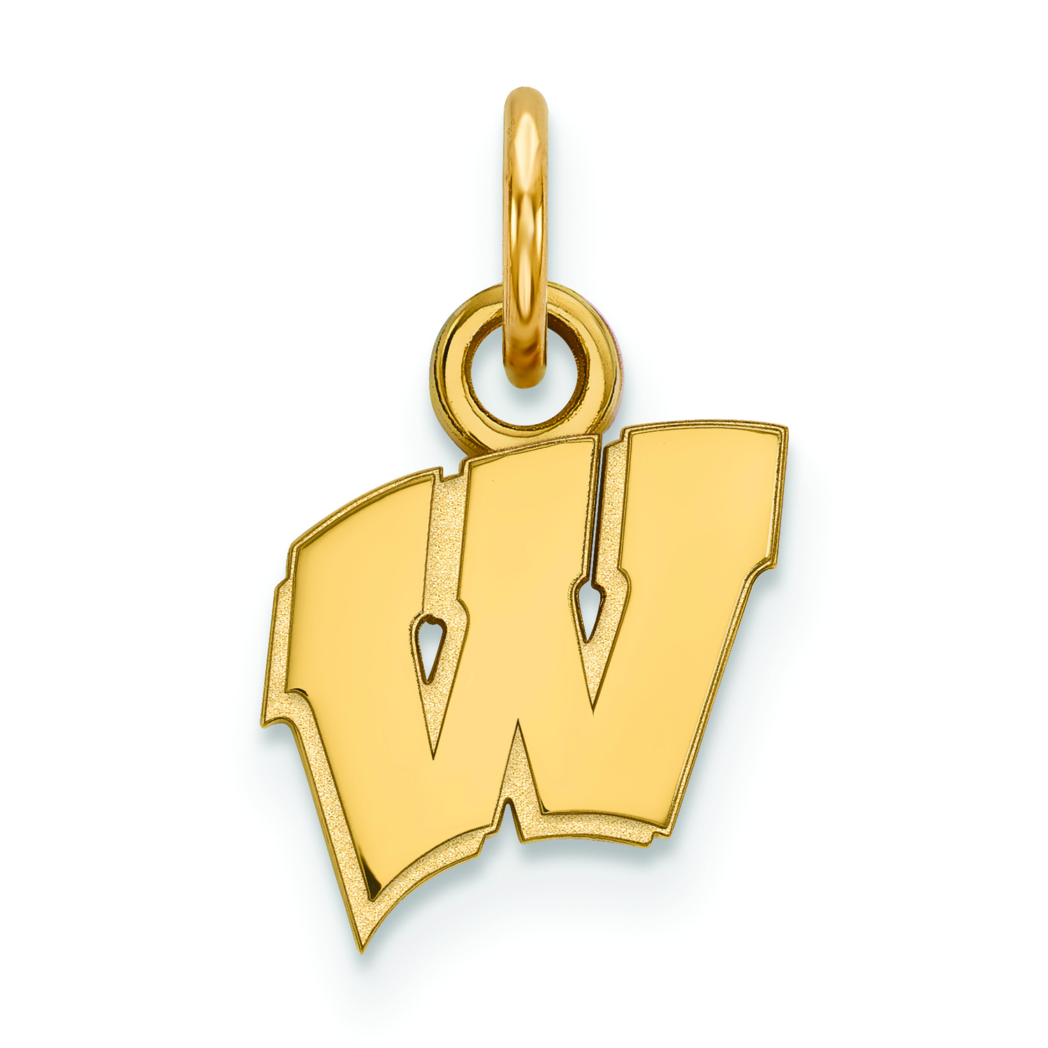 Women's Wisconsin Badgers Gold Plated XS Pendant