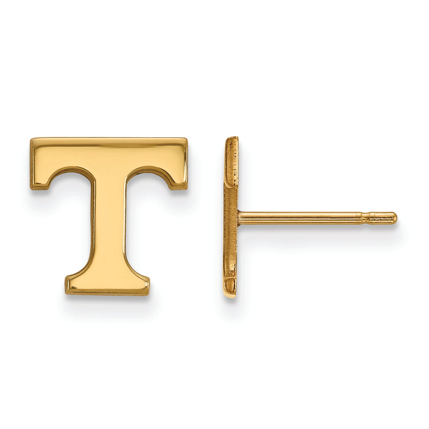 Women's Tennessee Volunteers Gold Plated XS Post Earrings