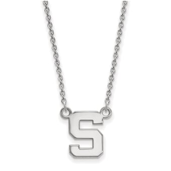 Women's Michigan State Spartans Sterling Silver Pendant Necklace