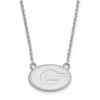 Women's Georgia Bulldogs Sterling Silver Pendant Necklace