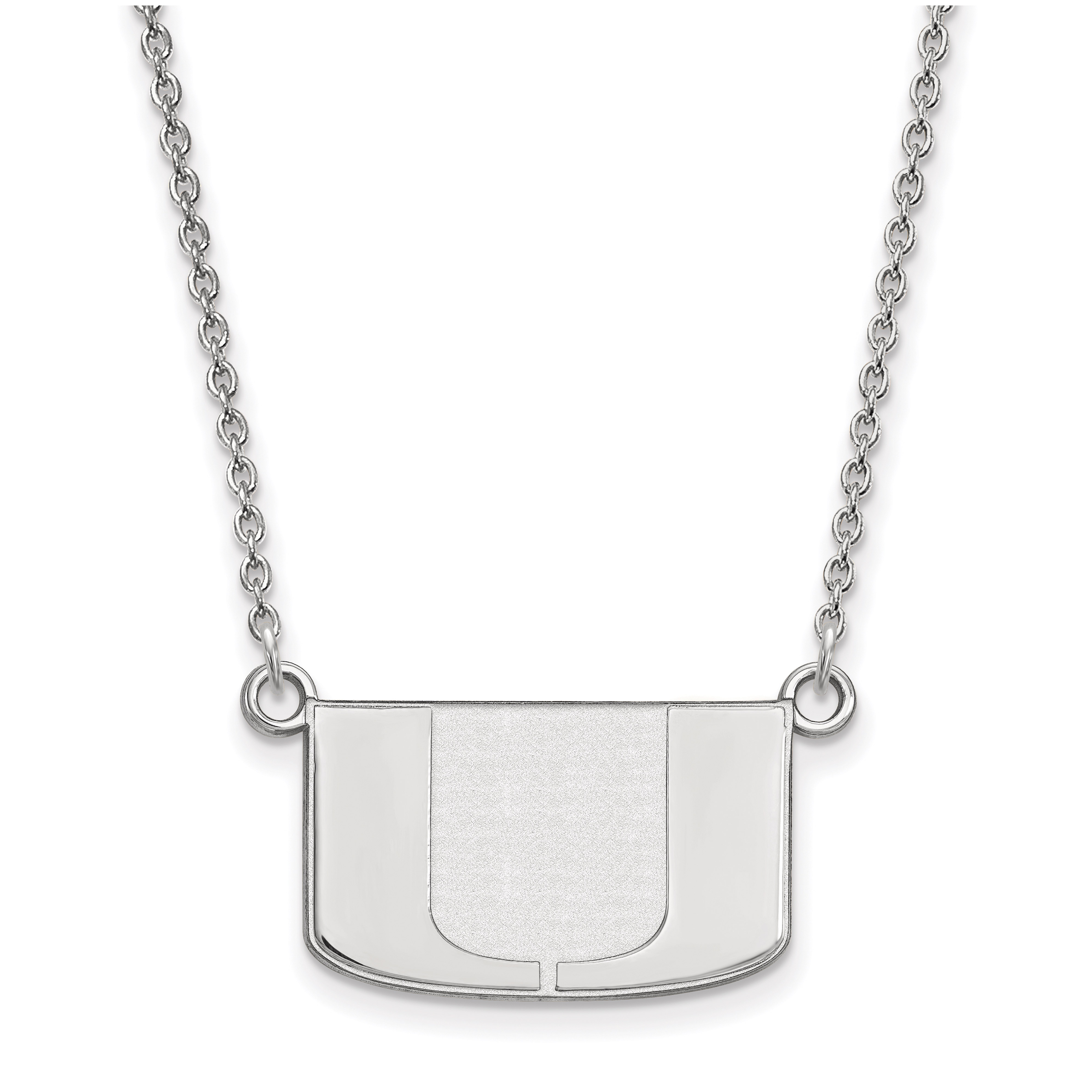 Women's Miami Hurricanes Sterling Silver Pendant Necklace