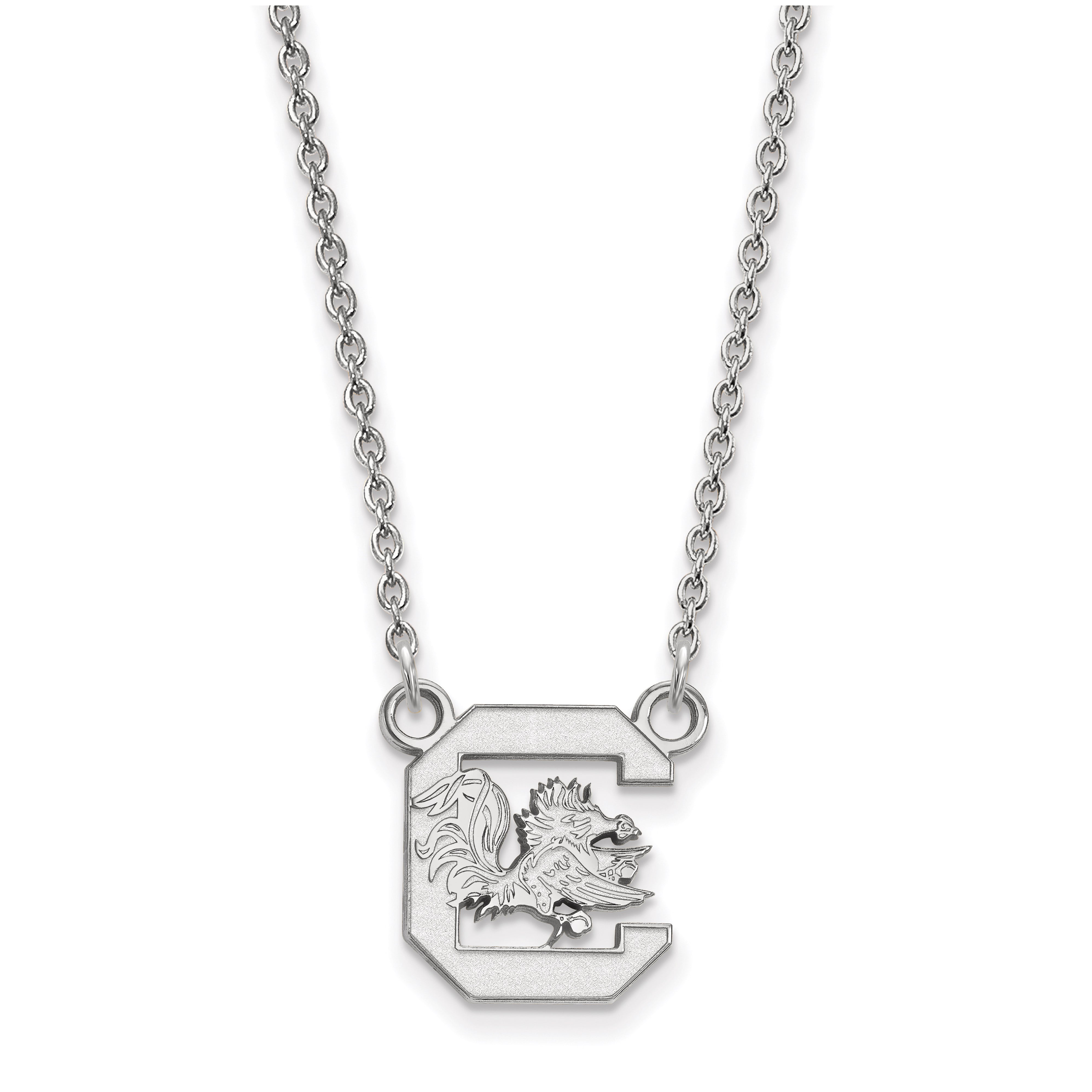 Women's South Carolina Gamecocks Sterling Silver Pendant Necklace