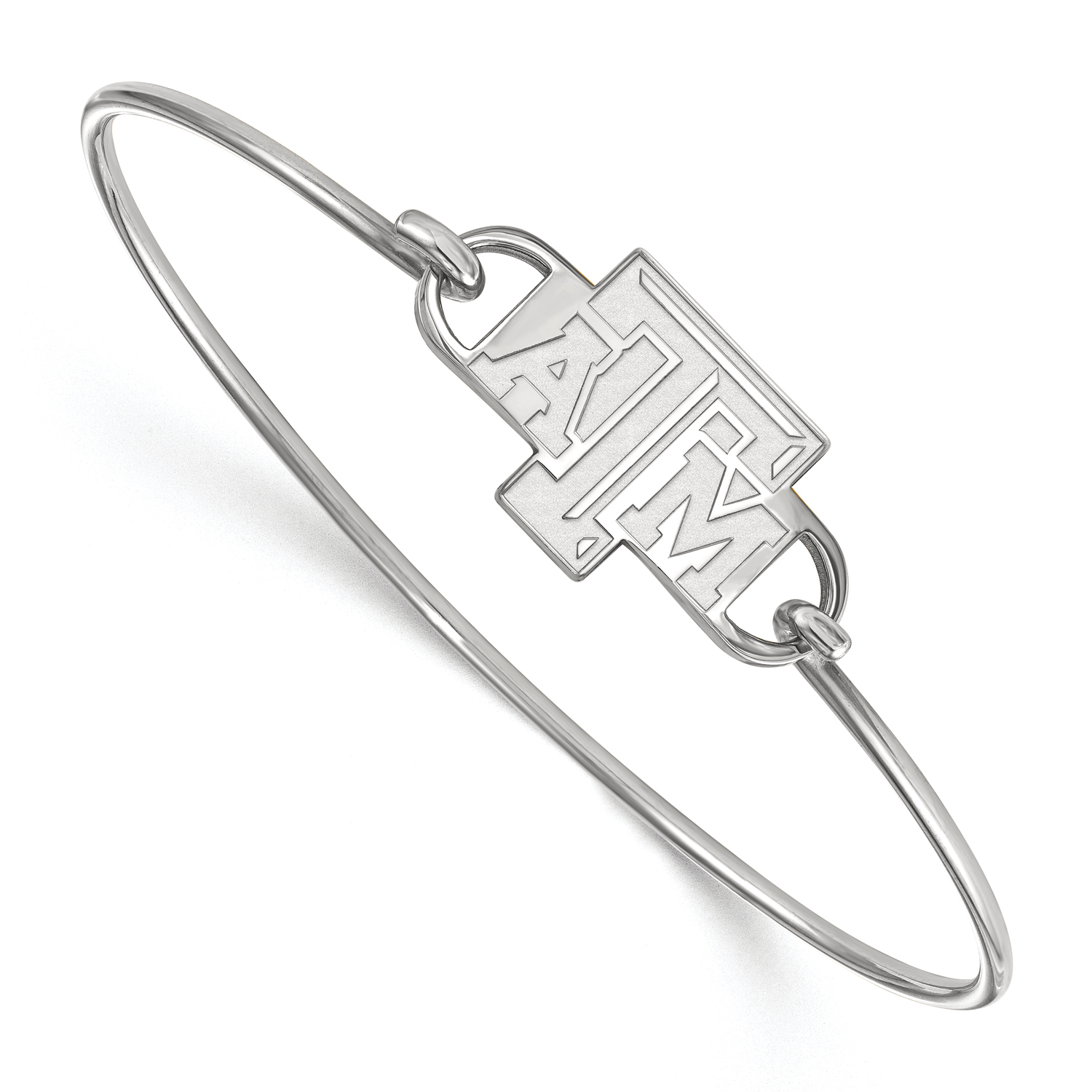 Women's Texas A&M Aggies Sterling Silver Wire Bangle