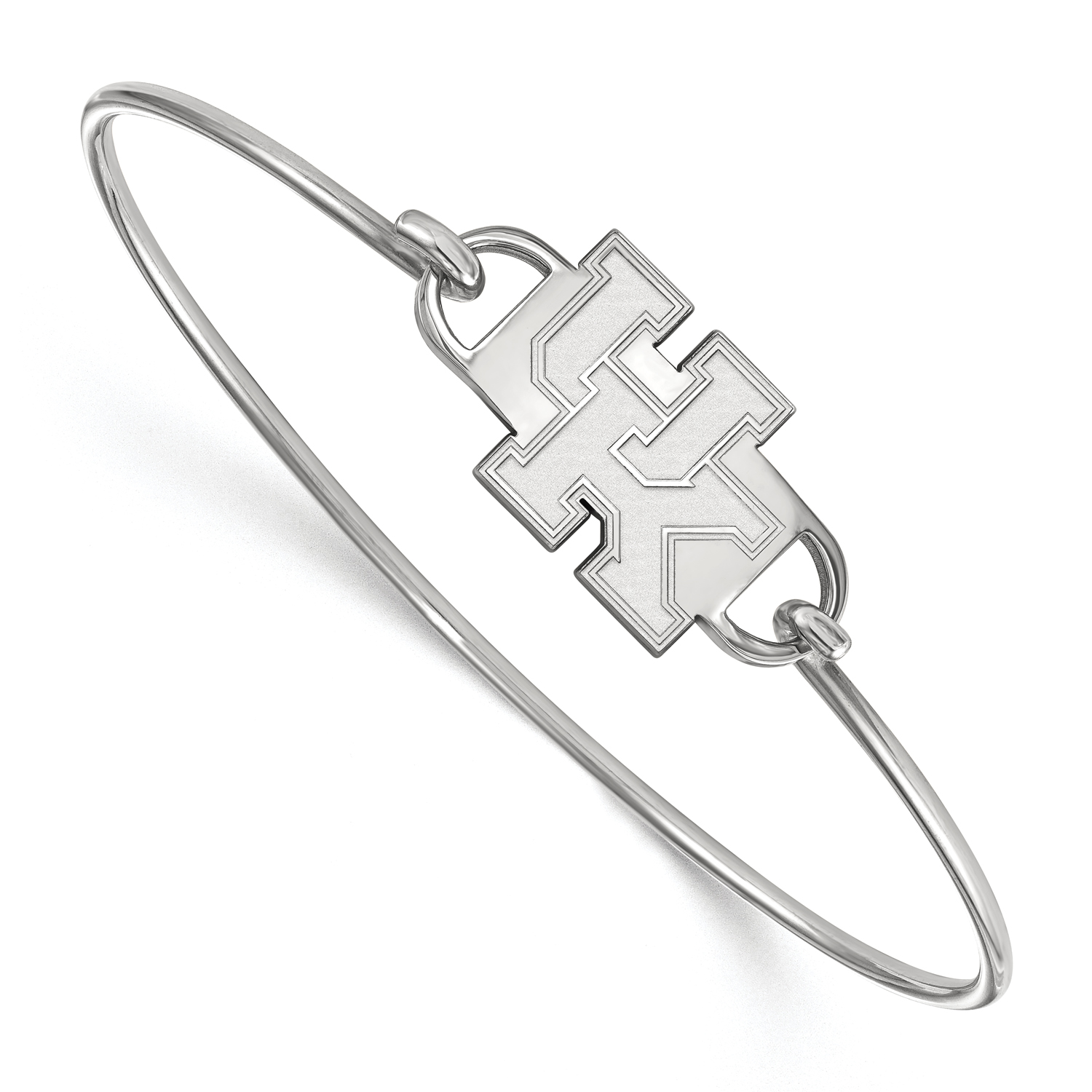 Women's Kentucky Wildcats Sterling Silver Wire Bangle