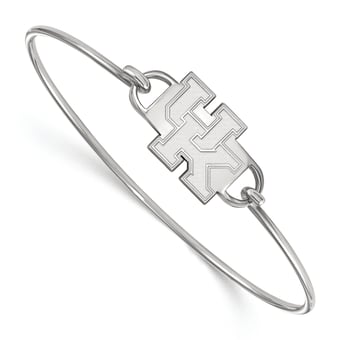 Women's Kentucky Wildcats Sterling Silver Wire Bangle