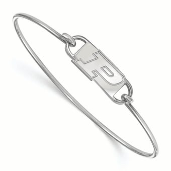 Women's Purdue Boilermakers Sterling Silver Wire Bangle