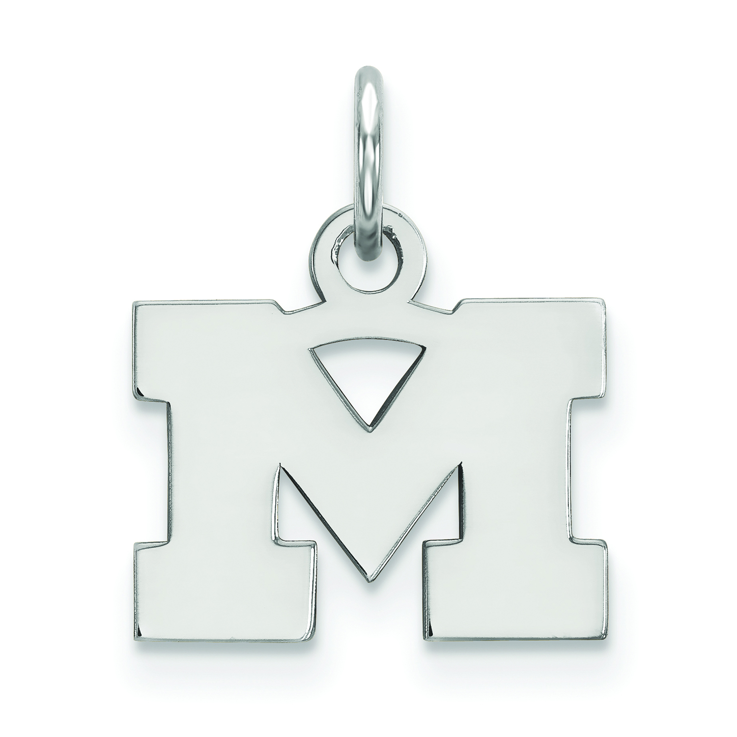 Women's Michigan Wolverines Sterling Silver XS Pendant