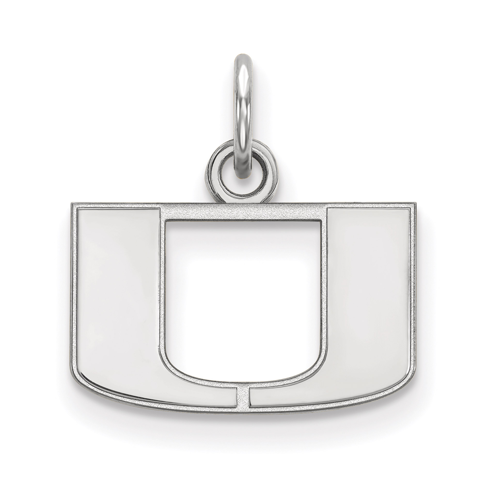 Women's Miami Hurricanes Sterling Silver XS Pendant