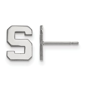 Women's Michigan State Spartans Sterling Silver XS Post Earrings