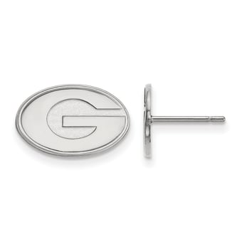 Women's Georgia Bulldogs Sterling Silver XS Post Earrings