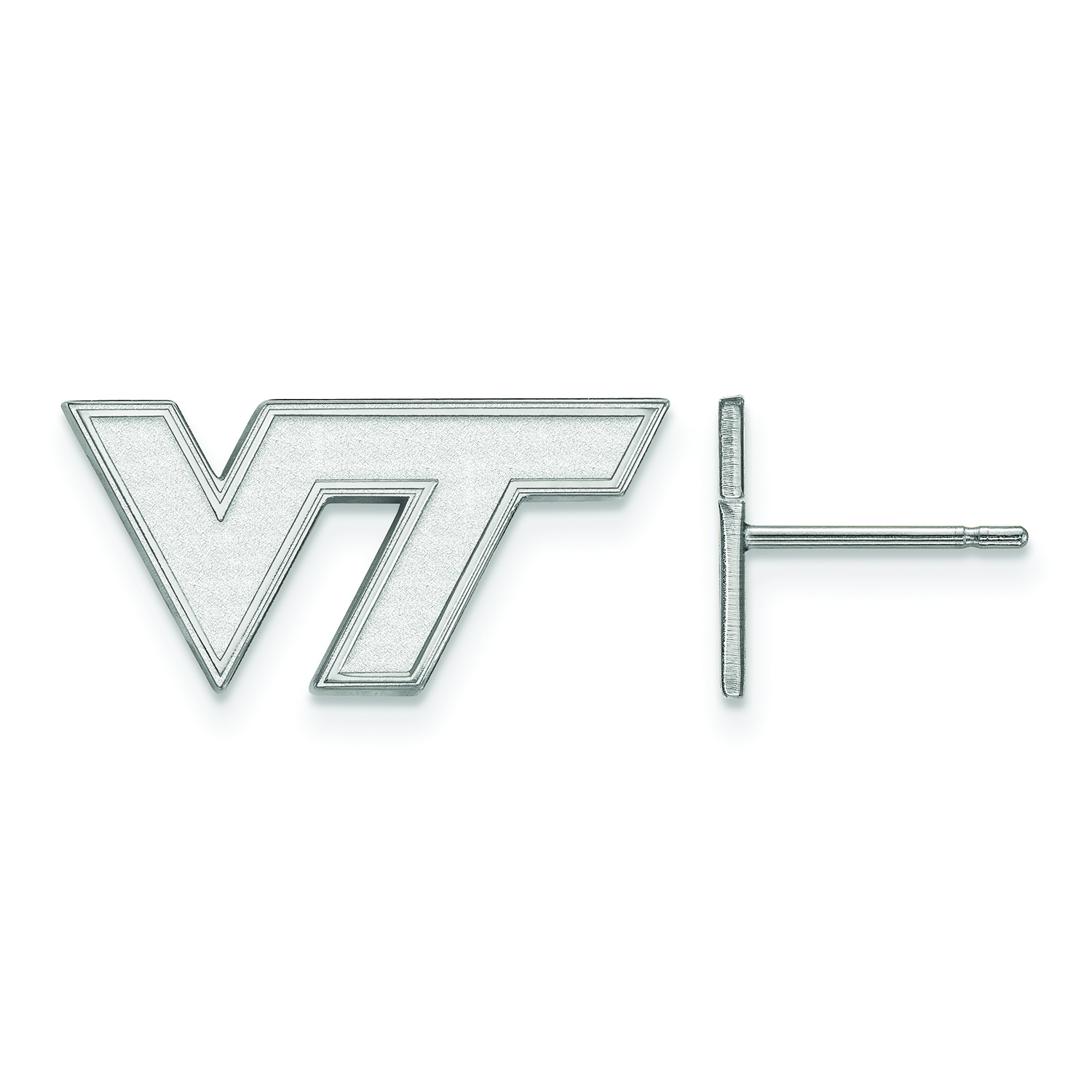 Women's Virginia Tech Hokies Sterling Silver XS Post Earrings