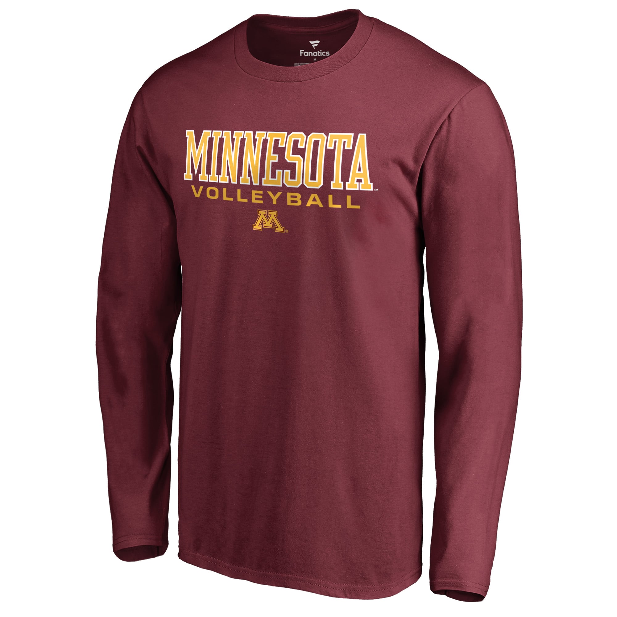 Men's Garnet Minnesota Golden Gophers Team Unity Volleyball Long Sleeve T-Shirt