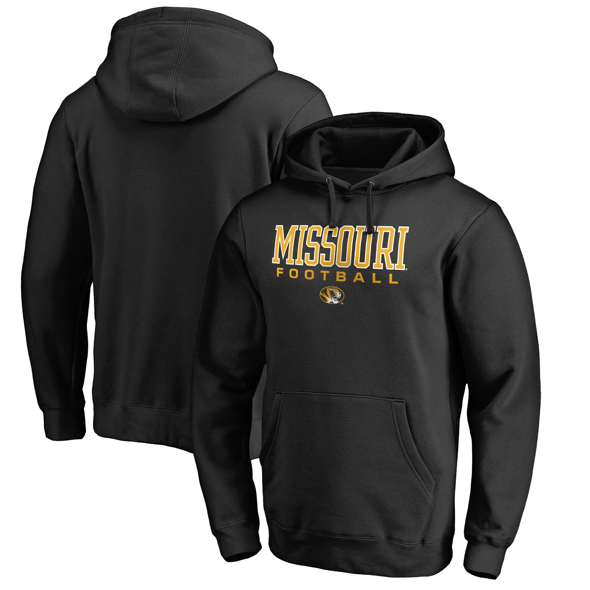 Men's Black Missouri Tigers Team Unity Football Pullover Hoodie