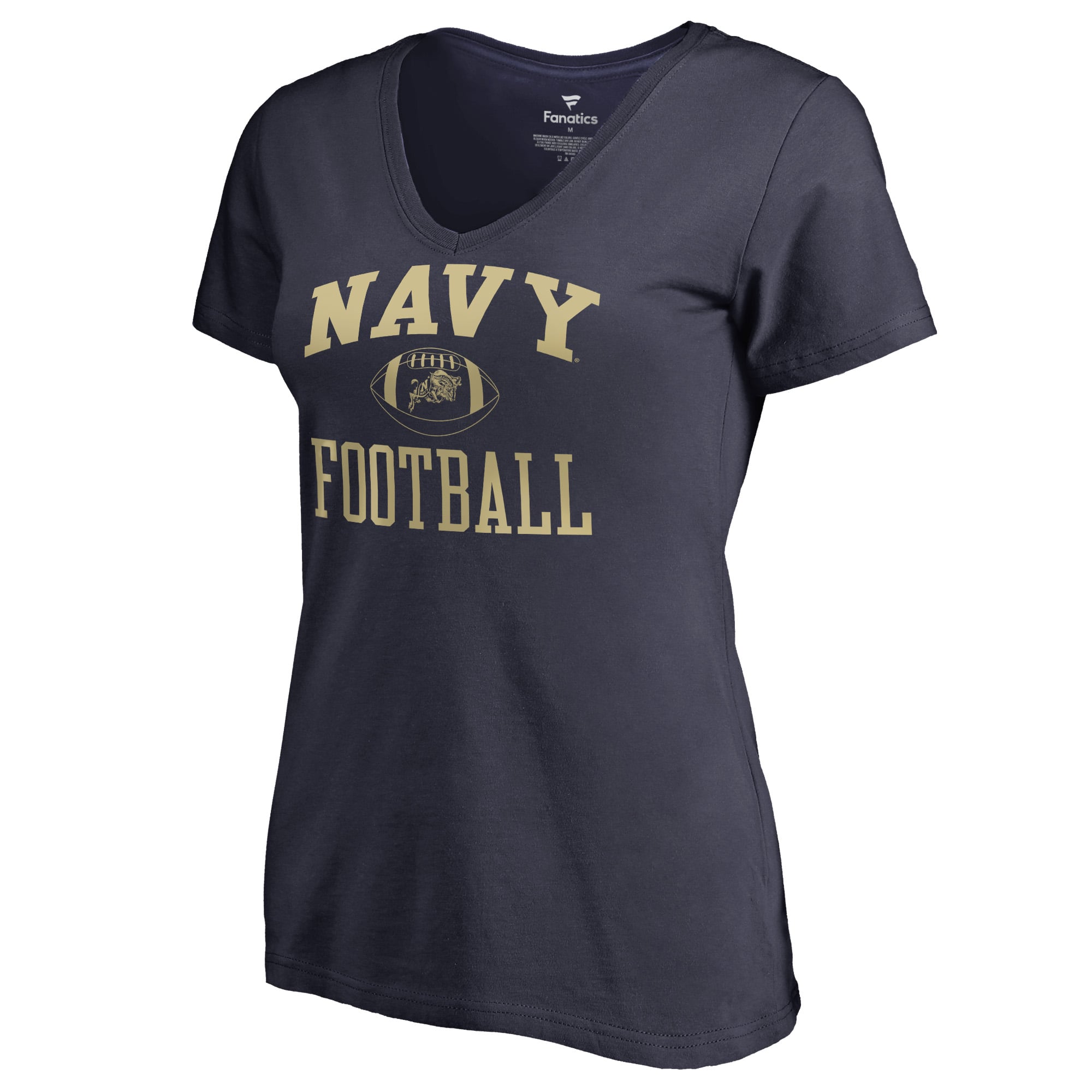 Women's Navy Navy Midshipmen First Sprint V-Neck T-Shirt