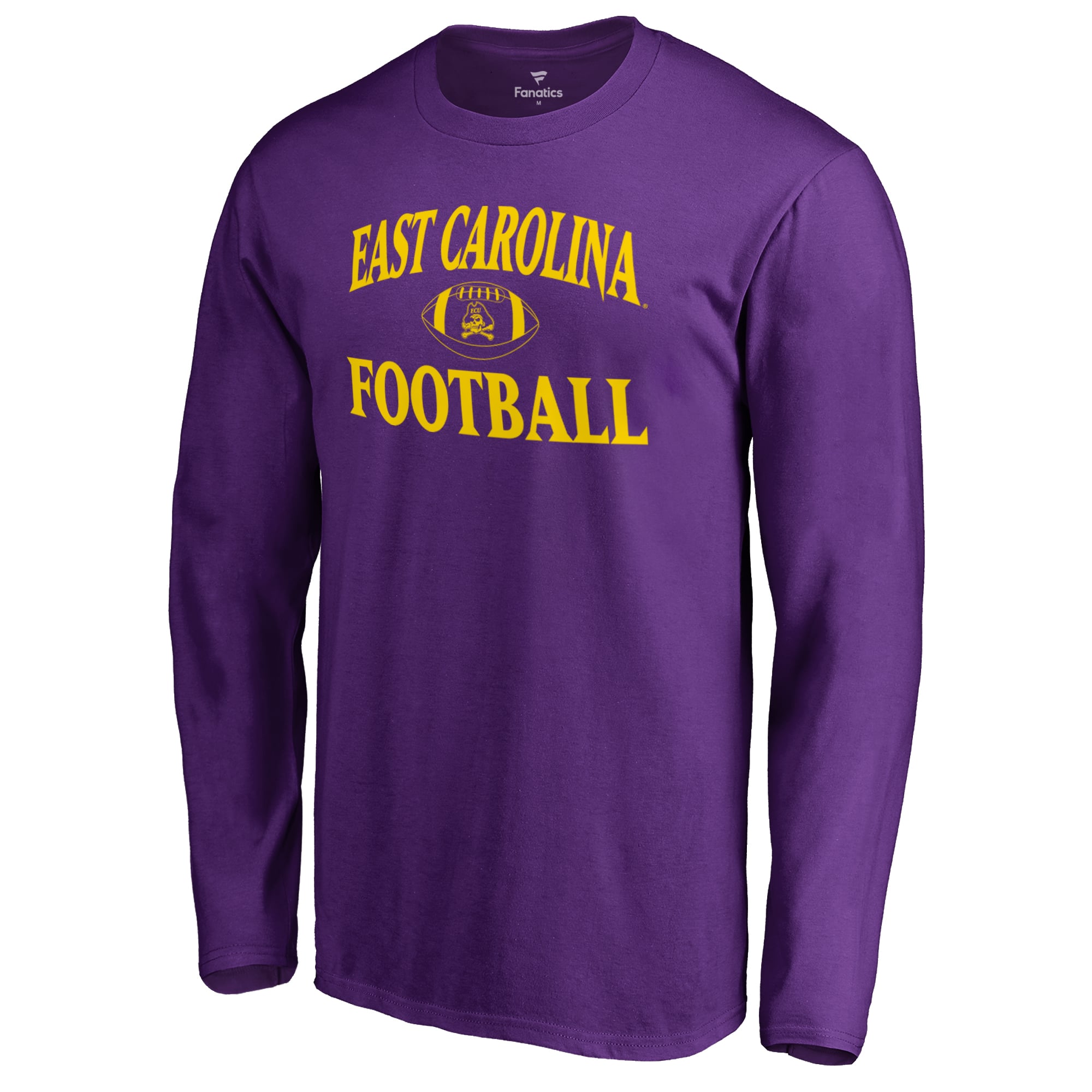 Men's Purple ECU Pirates First Sprint Long Sleeve T-Shirt