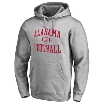 Men's Heather Gray Alabama Crimson Tide First Sprint Pullover Hoodie