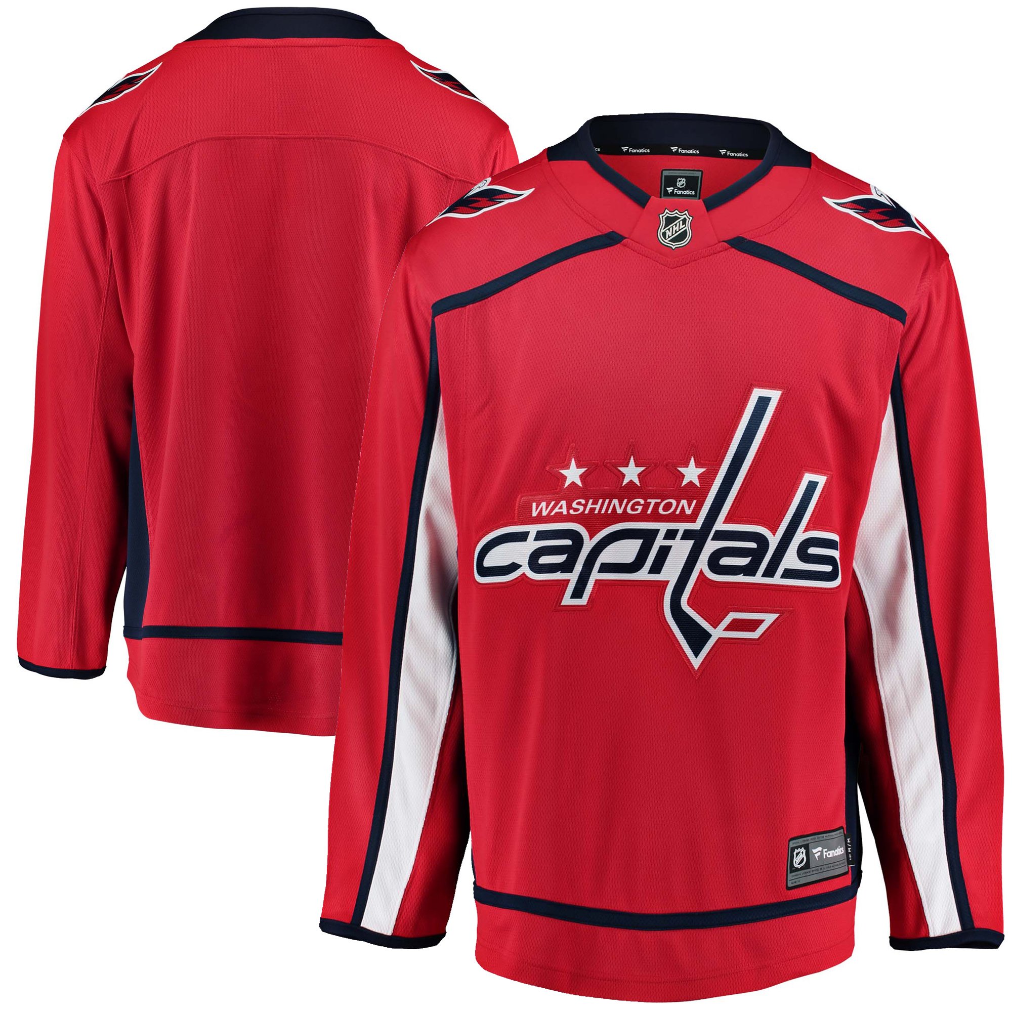 Men's Fanatics Red Washington Capitals Home Breakaway Jersey