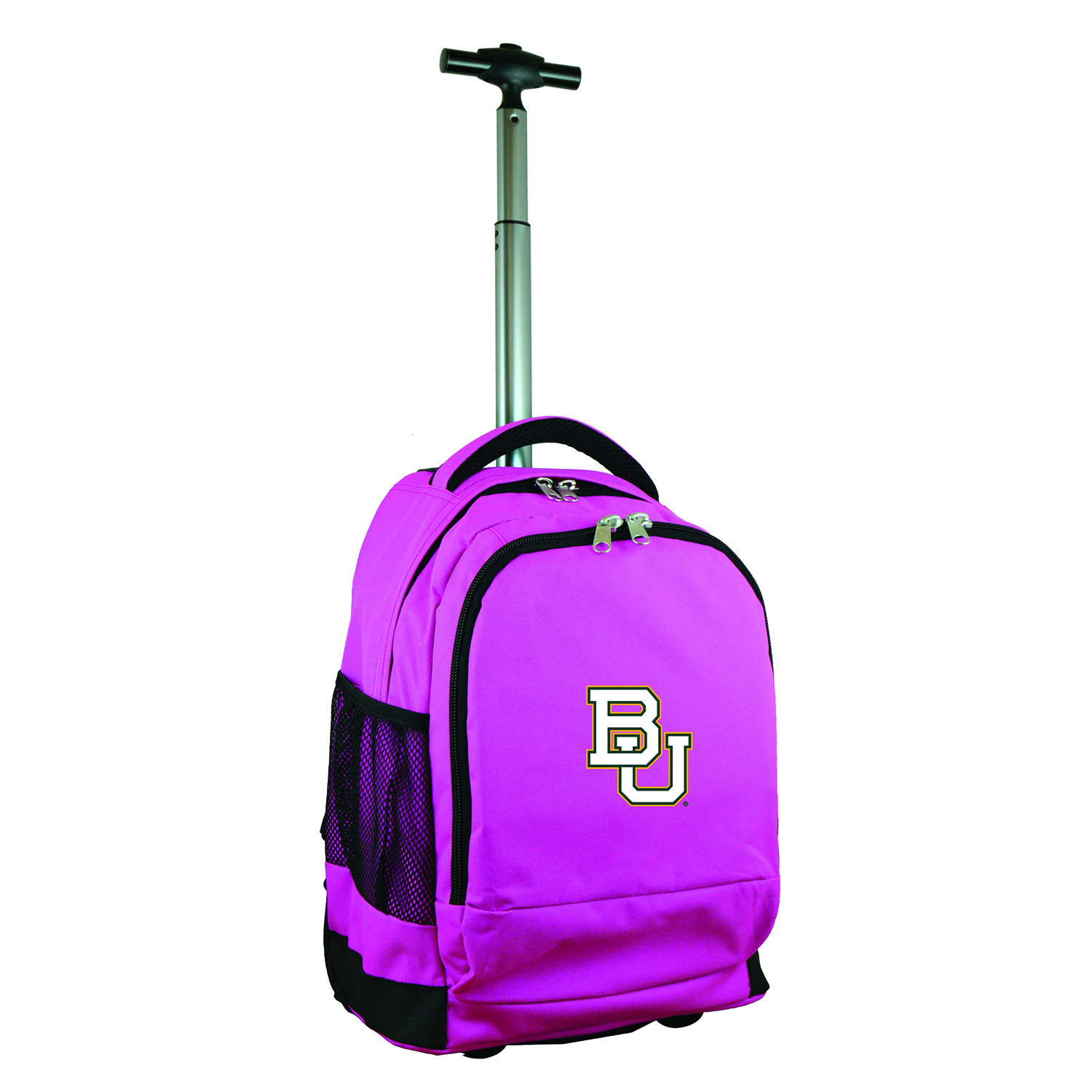 MOJO Pink Baylor Bears 19'' Premium Wheeled Backpack