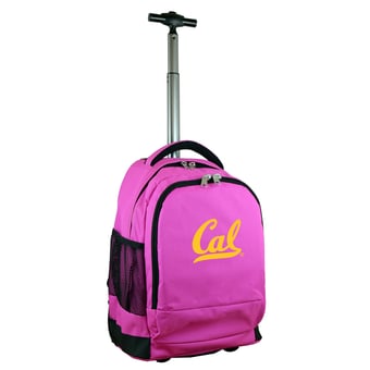 MOJO Pink Cal Bears 19'' Premium Wheeled Backpack