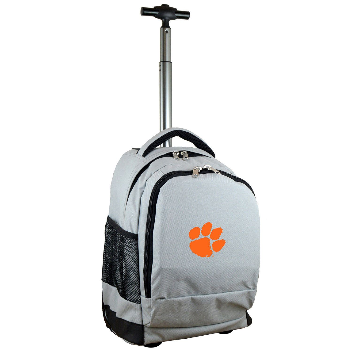 MOJO Gray Clemson Tigers 19'' Premium Wheeled Backpack