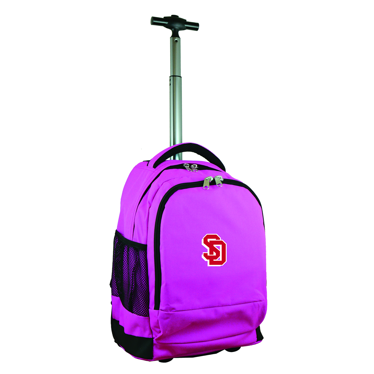 MOJO Pink South Dakota Coyotes 19'' Premium Wheeled Backpack