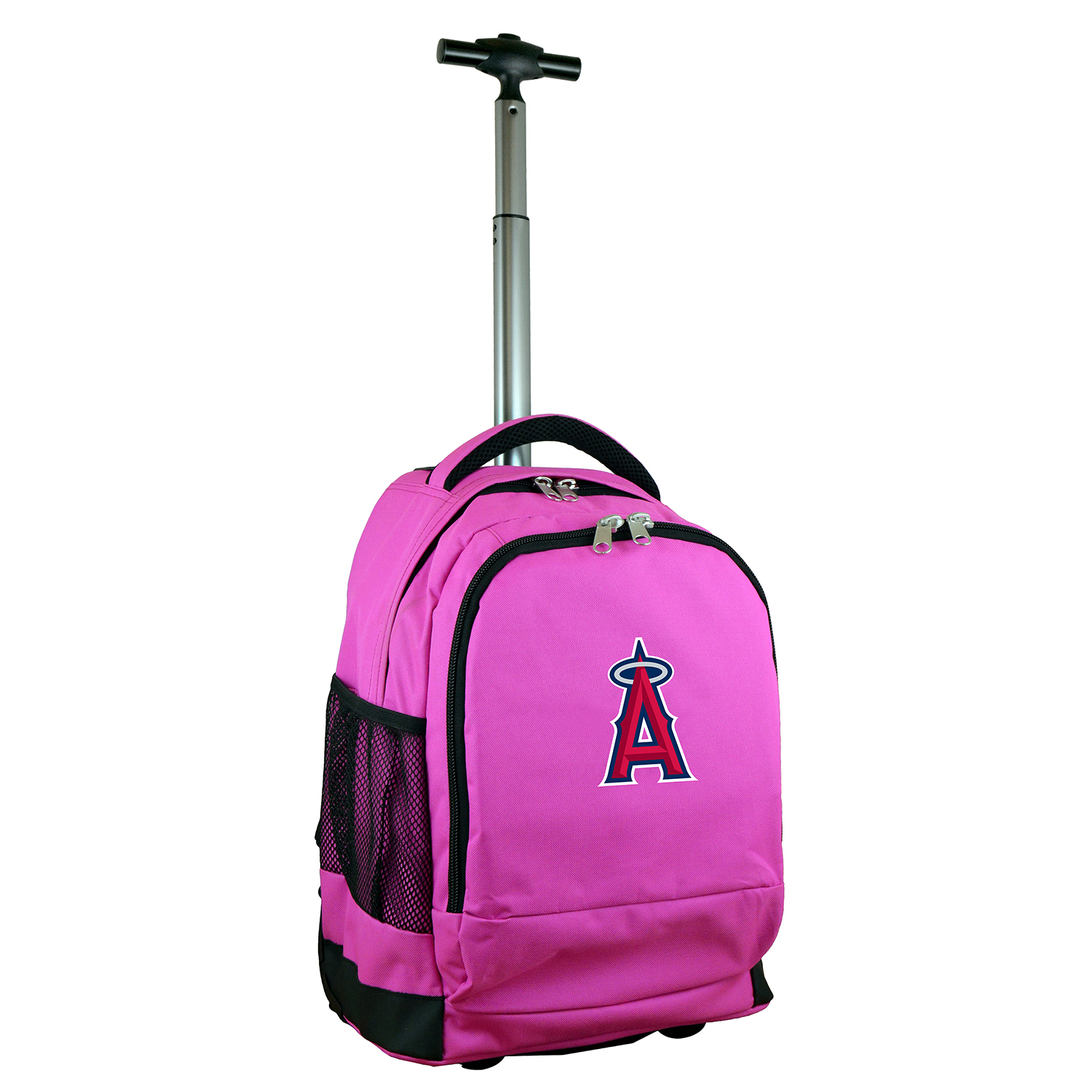MOJO Pink Los Angeles Angels 19'' Premium Wheeled Backpack