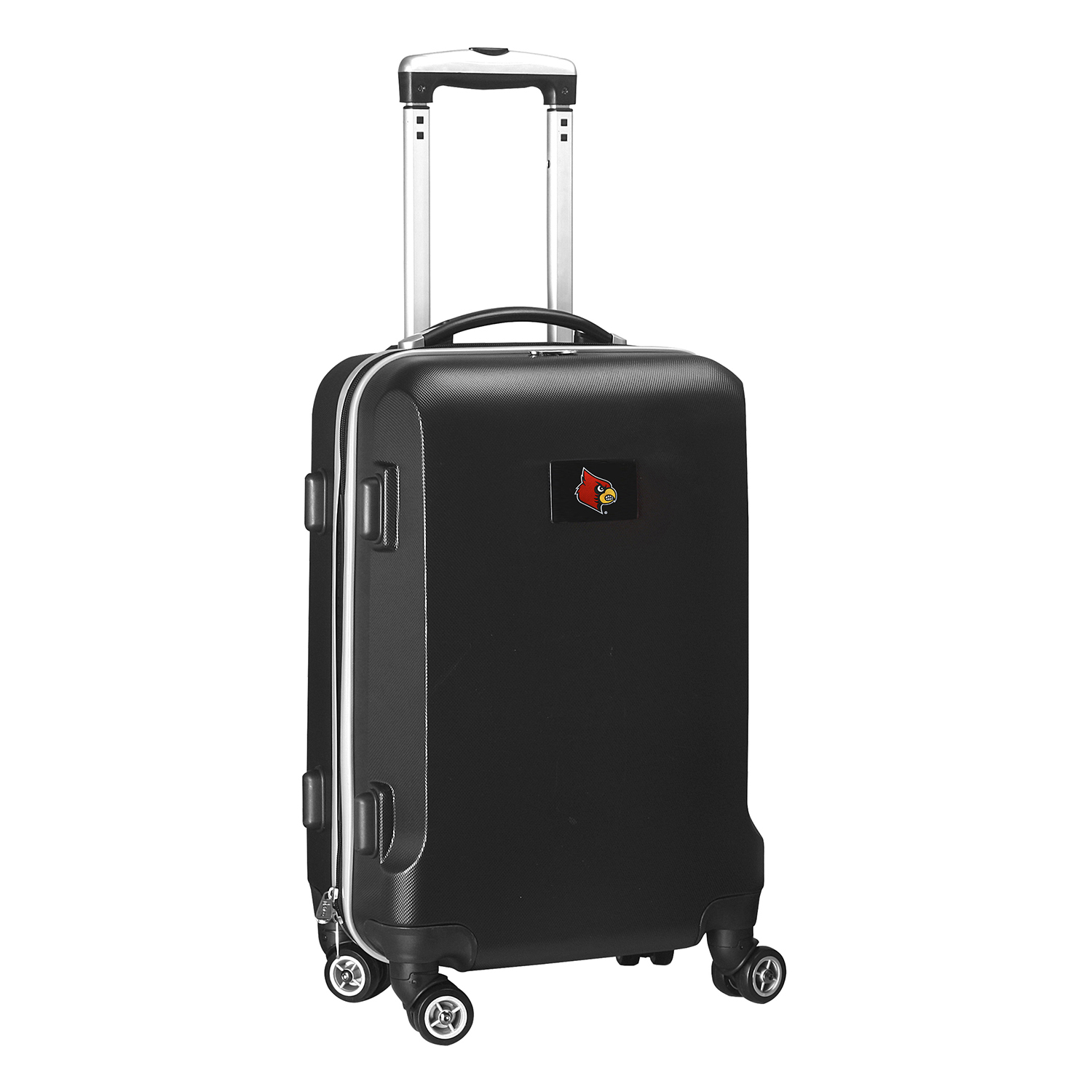 MOJO Black Louisville Cardinals 21" 8-Wheel Hardcase Spinner Carry-On Luggage