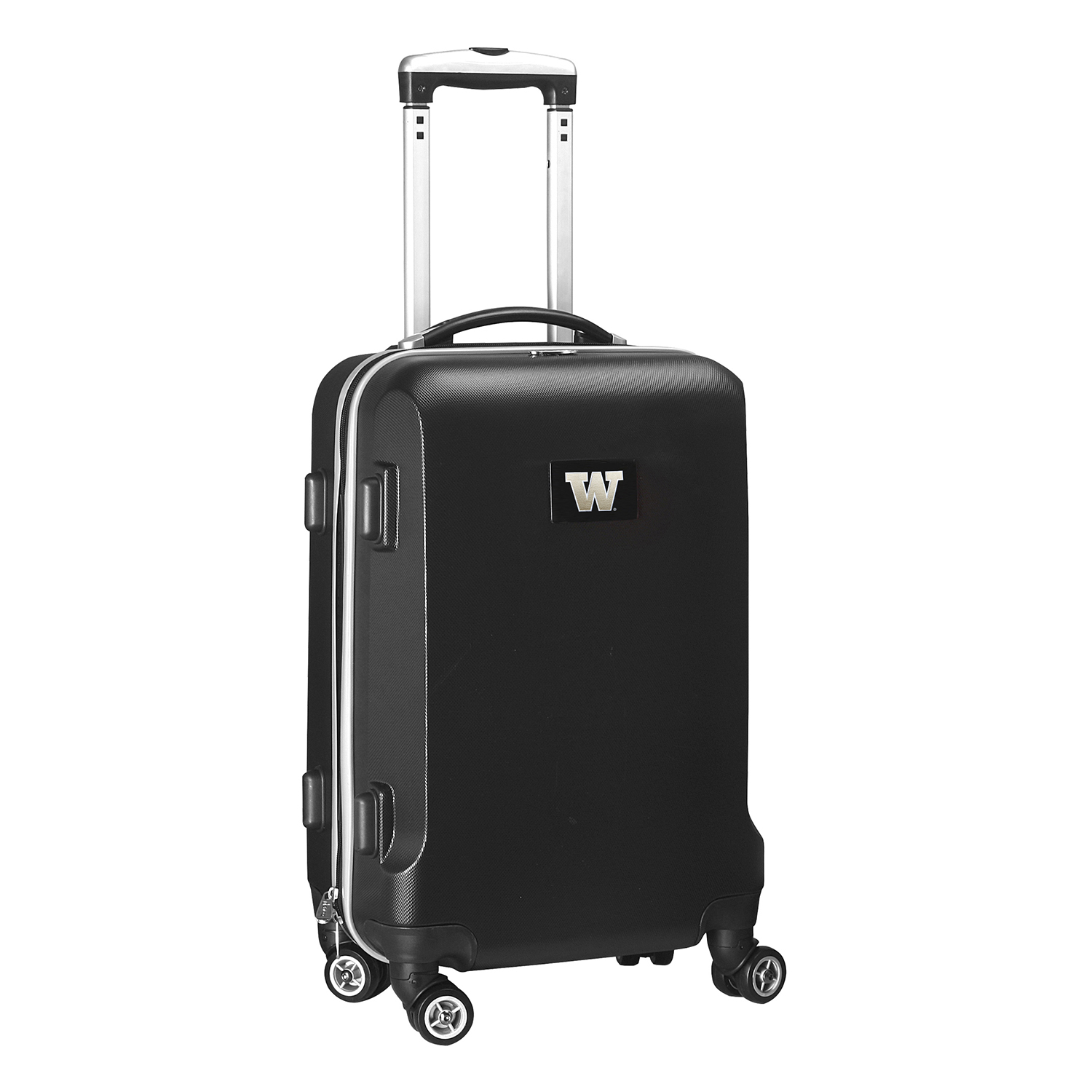 MOJO Black Washington Huskies 21" 8-Wheel Hardcase Spinner Carry-On Luggage