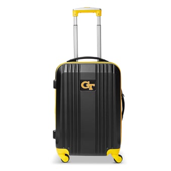 MOJO Yellow GA Tech Yellow Jackets 21" Hardcase Two-Tone Spinner Carry-On