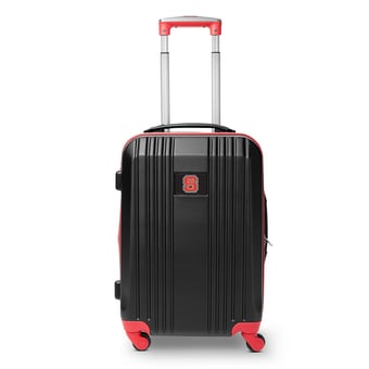 MOJO Red NC State Wolfpack 21" Hardcase Two-Tone Spinner Carry-On