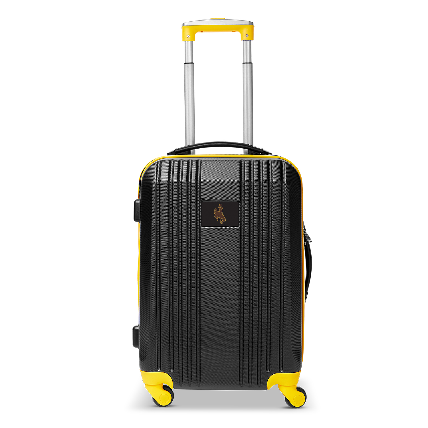 MOJO Yellow Wyoming Cowboys 21" Hardcase Two-Tone Spinner Carry-On