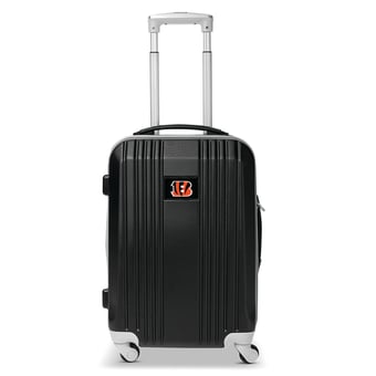 MOJO Black Cincinnati Bengals 21" Hardcase Two-Tone Spinner Carry-On