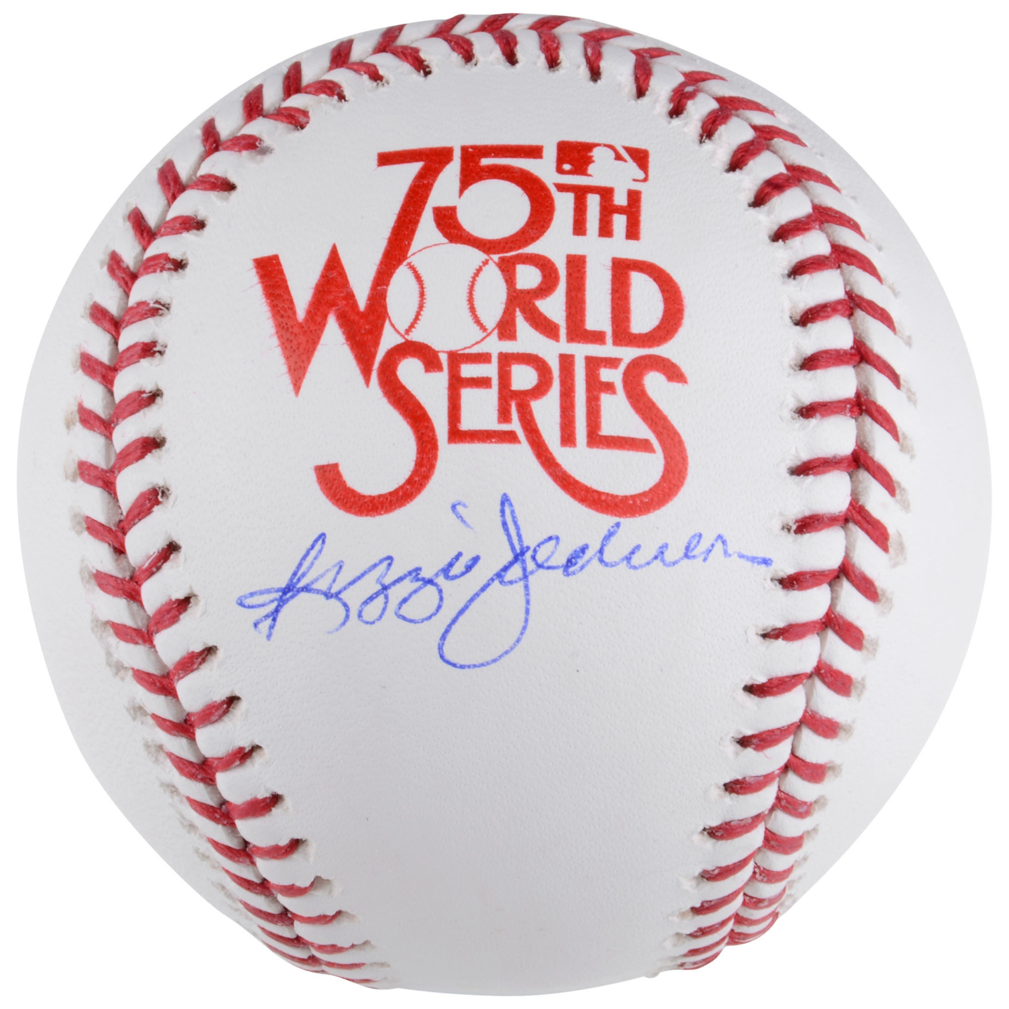 Reggie Jackson New York Yankees Autographed 1978 World Series Logo Baseball