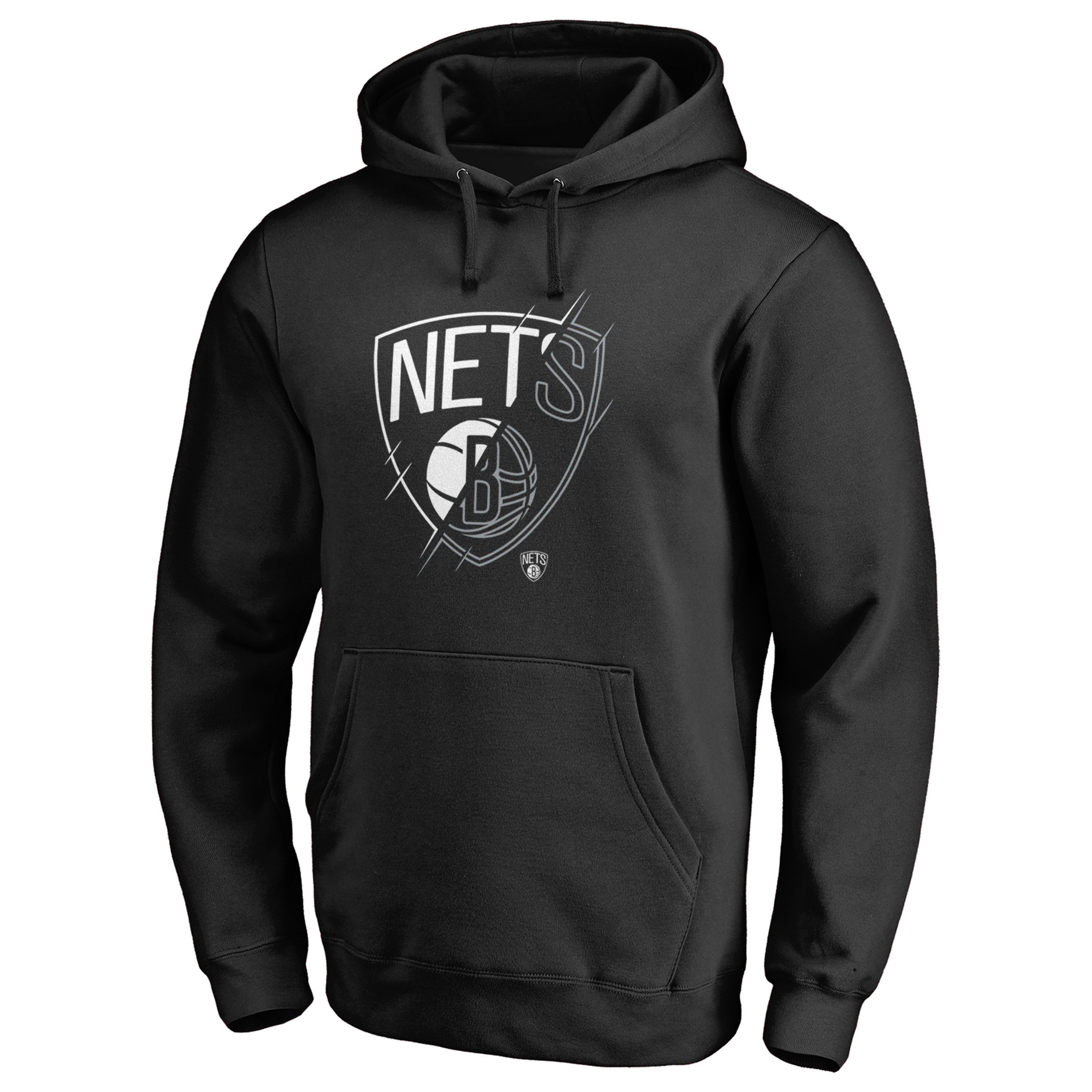 Men’s Black Brooklyn Nets X-Ray Pullover Hoodie Men’s Black Brooklyn Nets X-Ray Pullover Hoodie