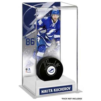 Nikita Kucherov Tampa Bay Lightning Deluxe Tall Hockey Puck Case